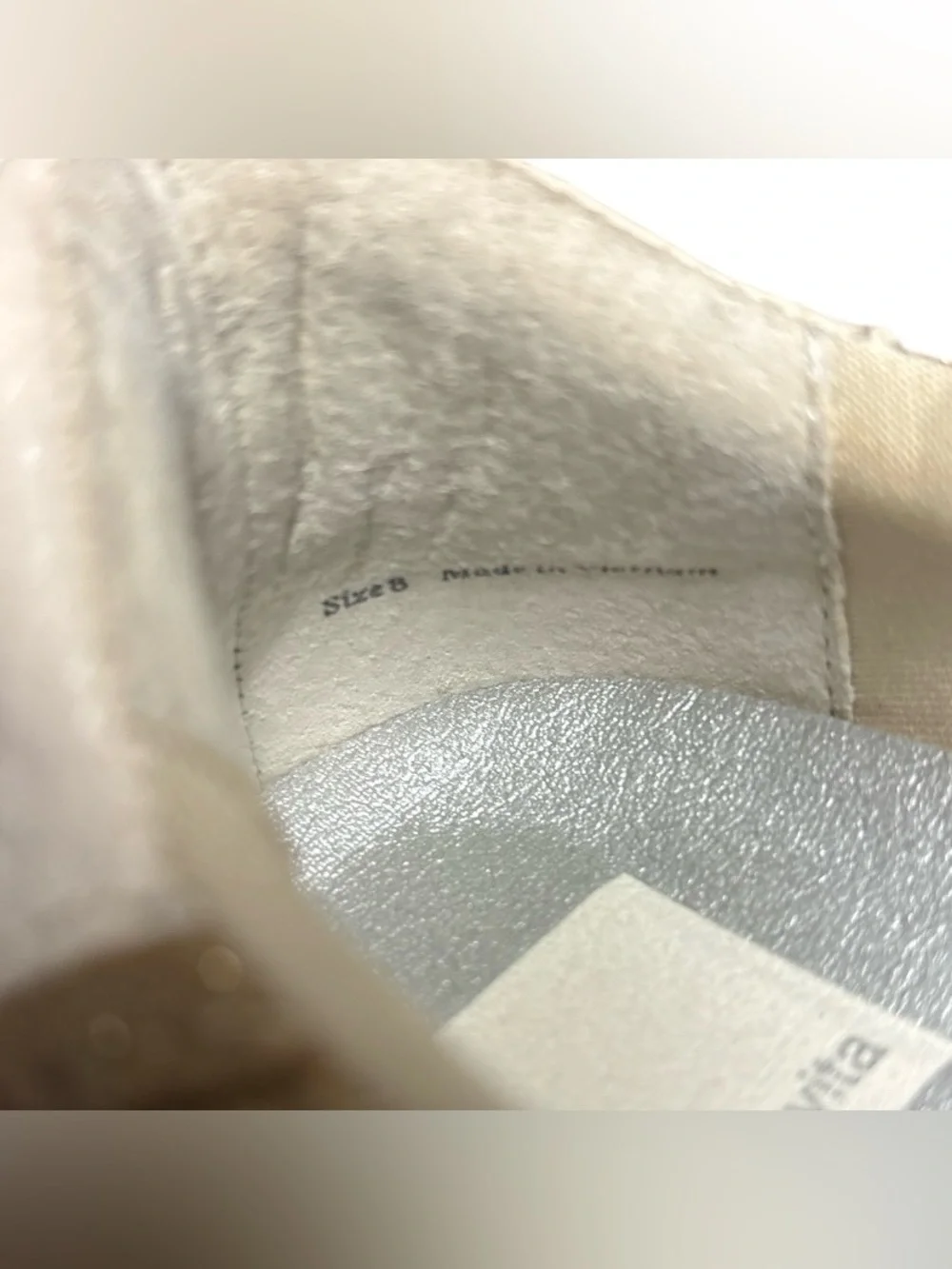 Dolce Vita Notice Women’s Gold Distressed Sneakers.